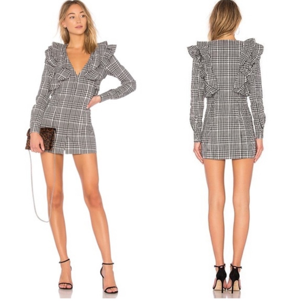 Lovers & Friends plaid minidress